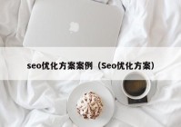 seo优化方案案例（Seo优化方案）